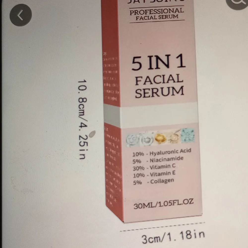 🥰3/$25 NWT In Box. JAY SUING 5 IN 1 FACIAL SERUM. 5 key ingredien…